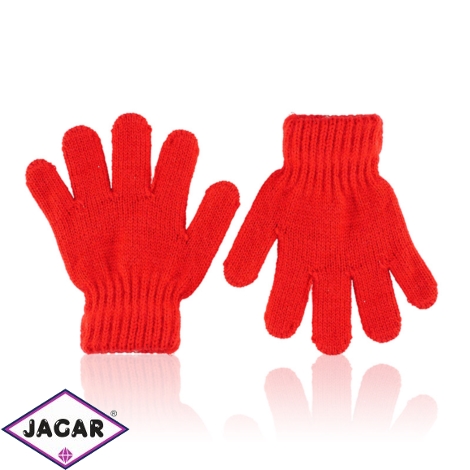 Rękawiczki dziecięce czerwone 13cm RK838