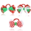 Gumki świąteczne kokardki X-MAS 6szt/op OG1508