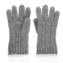 Rękawiczki damskie dziane ocieplane szare RK892