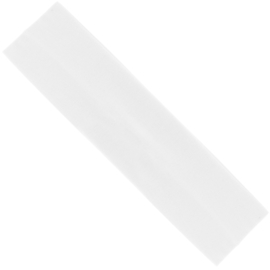 Opaska klasyczna lycra 7cm biała OPS1378
