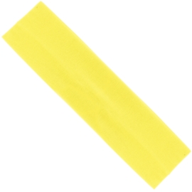 Opaska klasyczna lycra 7cm żółta OPS1385