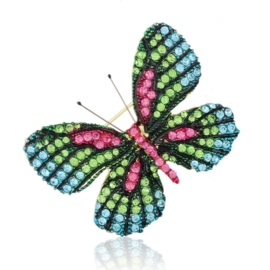 Broszka motyl 4cm BR903