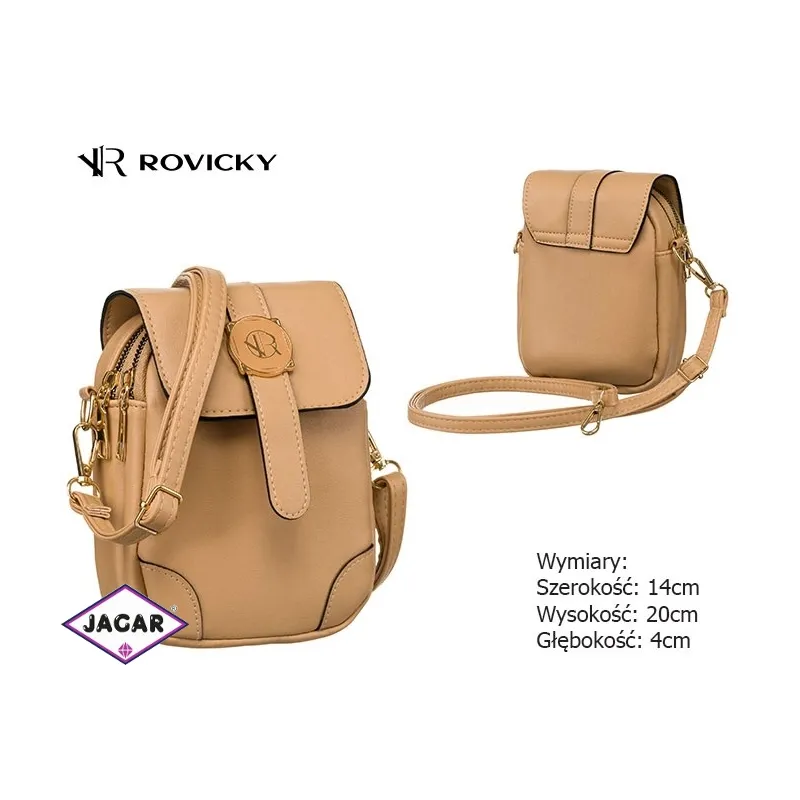 Torebko Portfel PU R-MBV-02 Khaki TD1255 Torebko Portfel PU R-MBV-02 Khaki TD1255