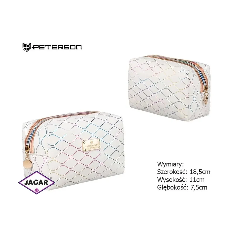 Kosmetyczka damska PTN KOS-L02-F White KOS506 Kosmetyczka damska PTN KOS-L02-F White KOS506