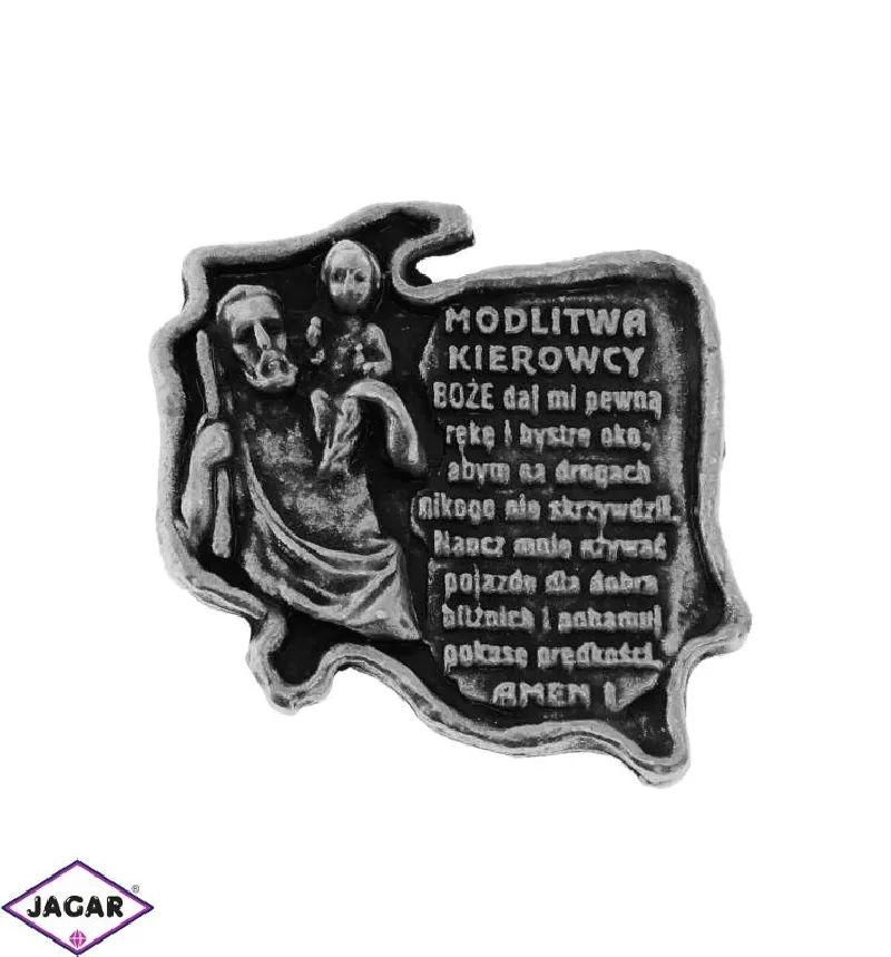 Figurka metalowa - modlitwa kierowcy - FR121 Figurka metalowa - modlitwa kierowcy - FR121