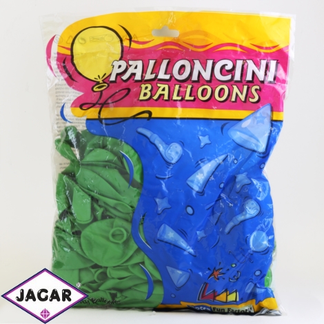 Balony kauczukowe zielone 100szt/op BAL02