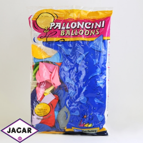 Balony kauczukowe mix kolorów 100szt/op BAL03