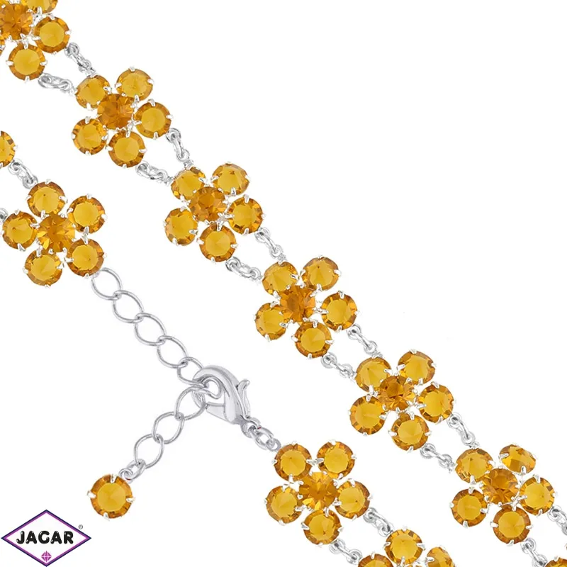 Bransoletka czeska z kryształami - kwiat - BRA1076 Bransoletka czeska z kryształami - kwiat - BRA1076