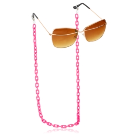 Łańcuszek do okularów - różowy - LAP3029