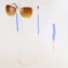 Łańcuszek do okularów - kryształki blue - LAP3040
