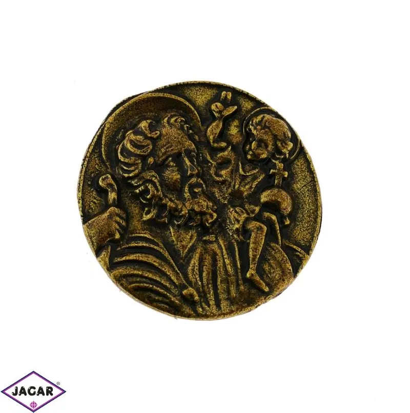 Figurka metalowa naklejka Św. Krzysztof FR126 Figurka metalowa naklejka Św. Krzysztof FR126