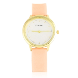 Zegarek damski silikonowy pomarańczowy neon Z3322
