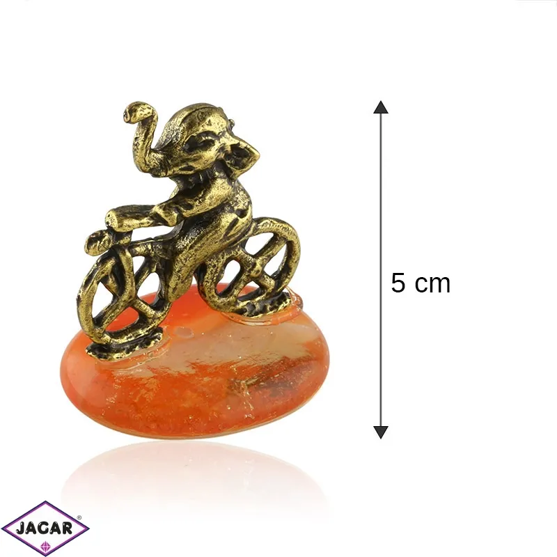 Fig. metalowa - słoń na kamyku Rower - FR263 Fig. metalowa - słoń na kamyku Rower - FR263