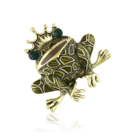 Broszka żaba 4cm BR1052
