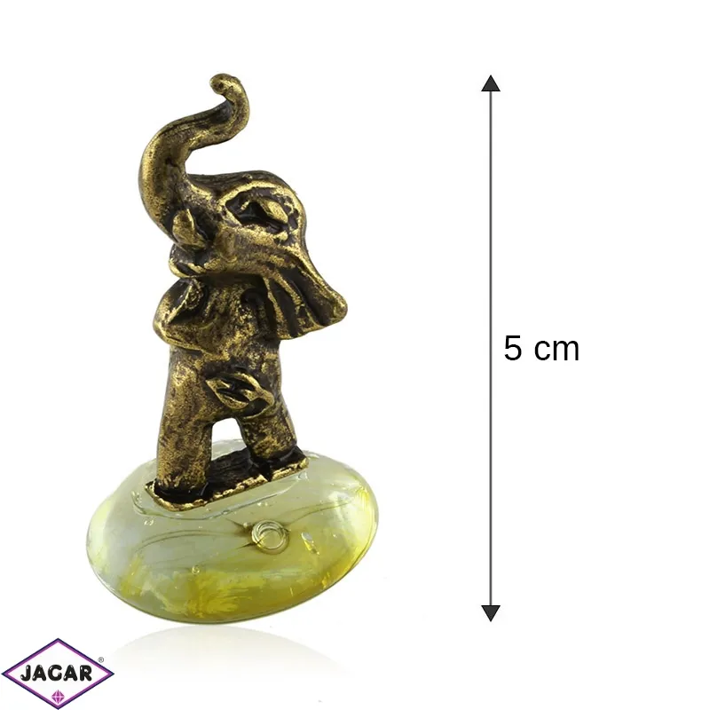 Fig. metalowa - słoń na kamyku Lody - FR265 Fig. metalowa - słoń na kamyku Lody - FR265