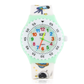 Zegarek dziecięcy silikonowy zielony Z3388