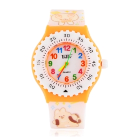 Zegarek dziecięcy silikonowy pomarańczowy Z3390