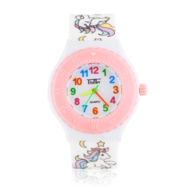 Zegarek dziecięcy silikonowy różowy Z3391