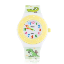Zegarek dziecięcy silikonowy żółty Z3392