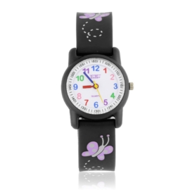 Zegarek dziecięcy silikonowy motylki Z3403
