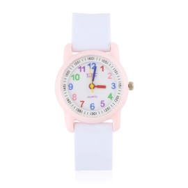 Zegarek dziecięcy silikonowy biały Z3443