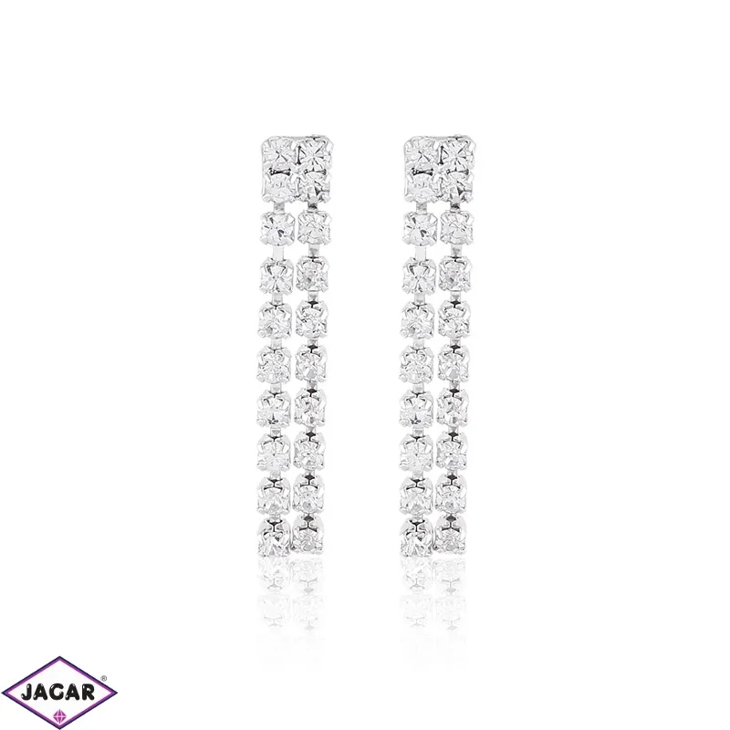 Kolczyki czeskie wiszące dżety 2,5cm 53/90 EA2899 Kolczyki czeskie wiszące dżety 2,5cm 53/90 EA2899