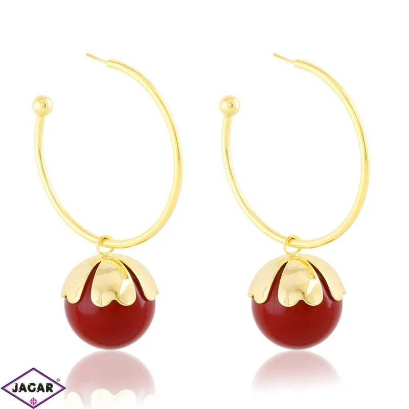 Kolczyki wiszące bordo EAP41342 Kolczyki wiszące bordo EAP41342