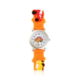 Zegarek dziecięcy auta - pomarańczowy Z3467