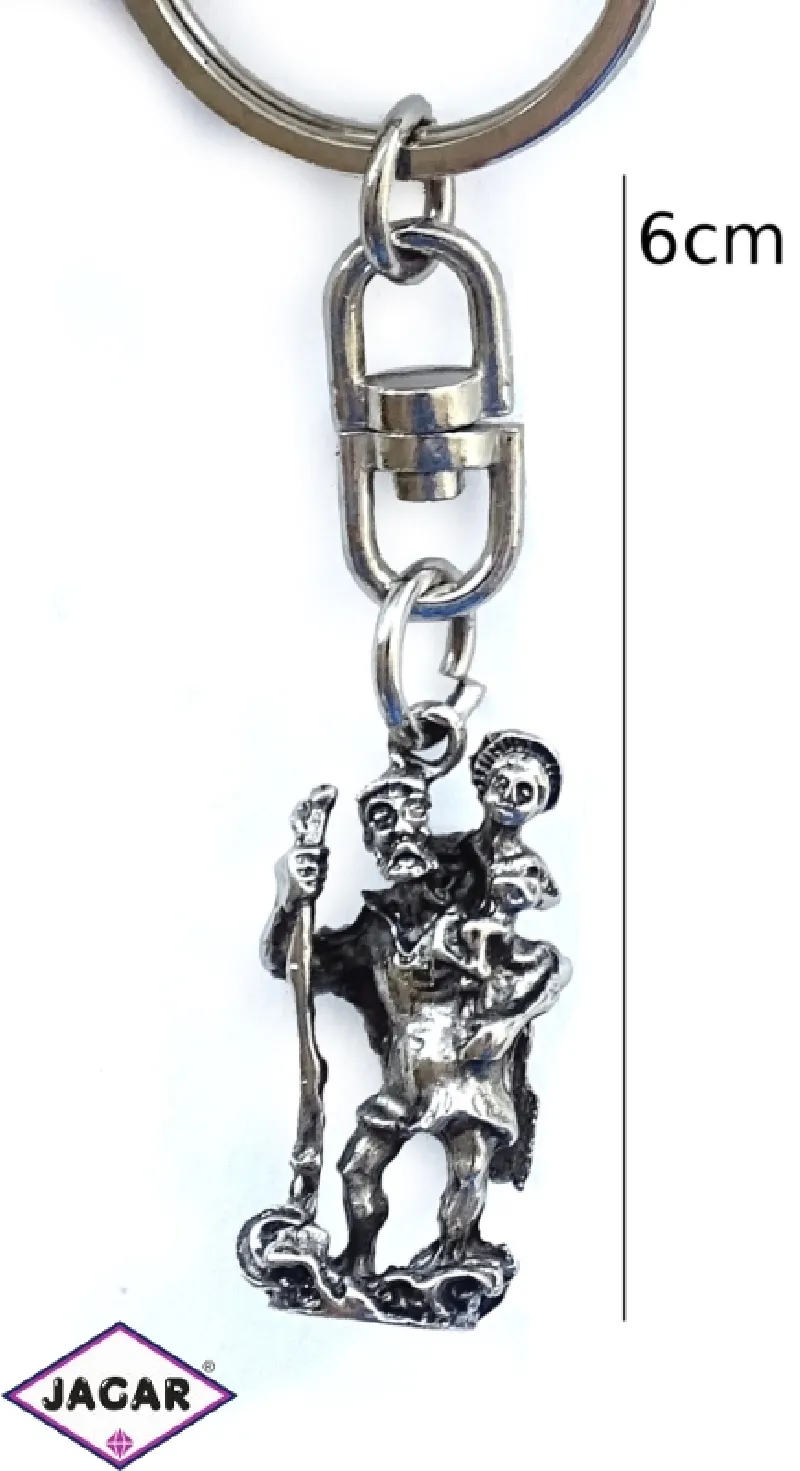 Brelok metalowy - Św. Krzysztof - BM53 Brelok metalowy - Św. Krzysztof - BM53