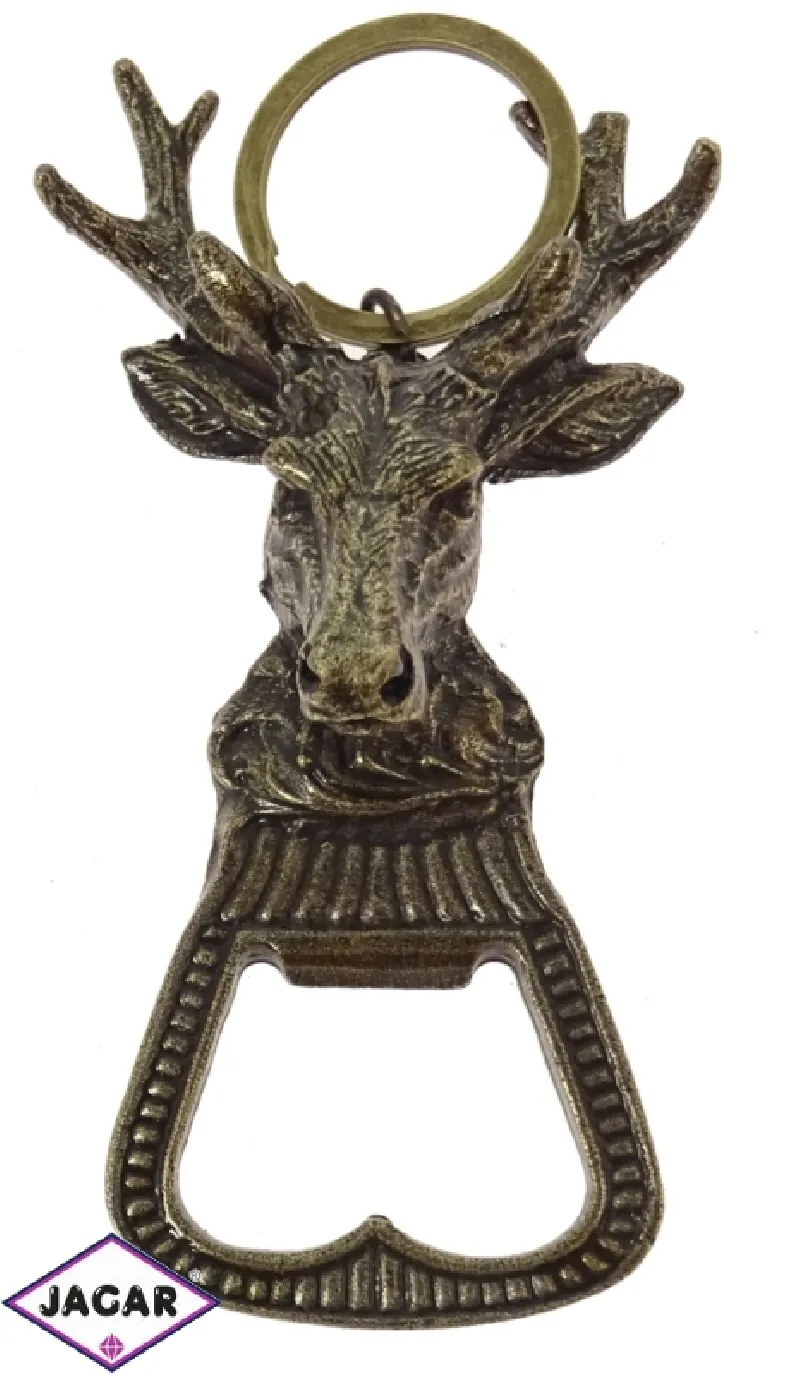 Brelok metalowy otwieracz - jeleń BM73
