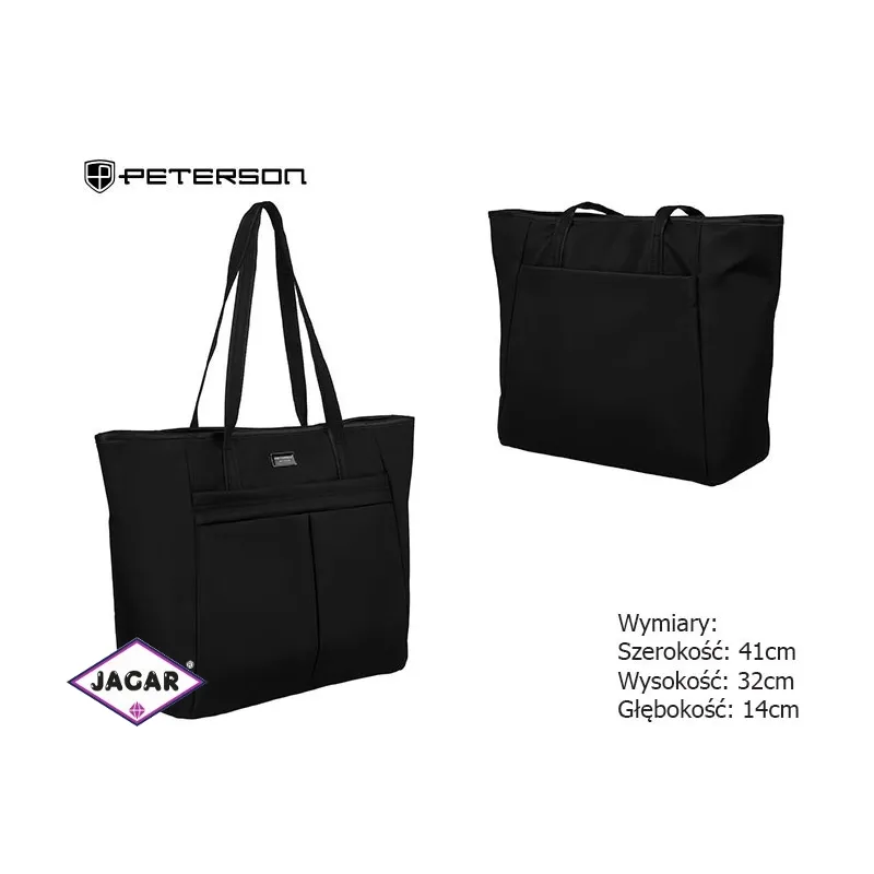 Torebka damska PTN CTY-09 Black TD1265 Torebka damska PTN CTY-09 Black TD1265