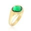 Pierścionek sygnet stalowy zielony Xuping PP4801