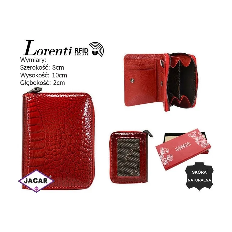 Portfel damski skórzany 5157-RS Red P2455