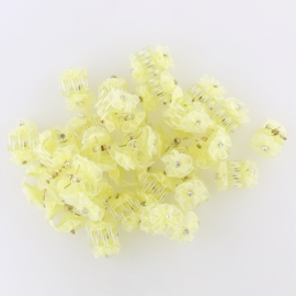 Żabki żółte kwiatki 40szt/op - ZW219