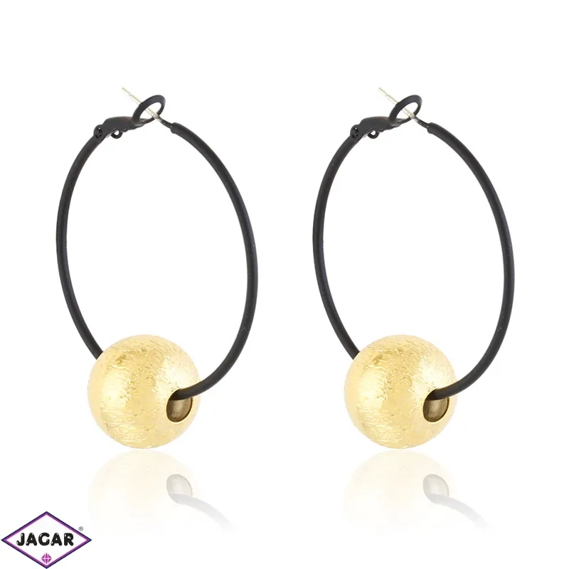 Kolczyki koła z kulkami 14K EAP42052 Kolczyki koła z kulkami 14K EAP42052
