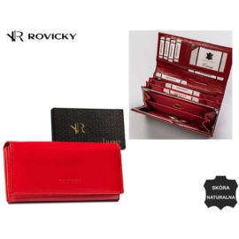 Portfel damski skórzany R-RD-35-GCL Red P1759