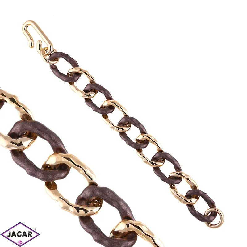 Bransoletka chain - brązowa - BRA1168 Bransoletka chain - brązowa - BRA1168