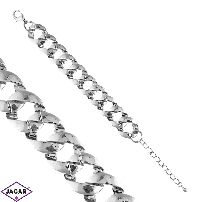 Bransoletka chain - silver - BRA1186 Bransoletka chain - silver - BRA1186