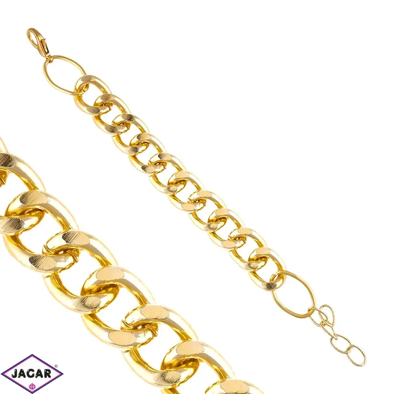 Bransoletka chain - gold - BRA1191 Bransoletka chain - gold - BRA1191