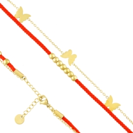 Bransoletka stalowa na sznurku Xuping BP14755