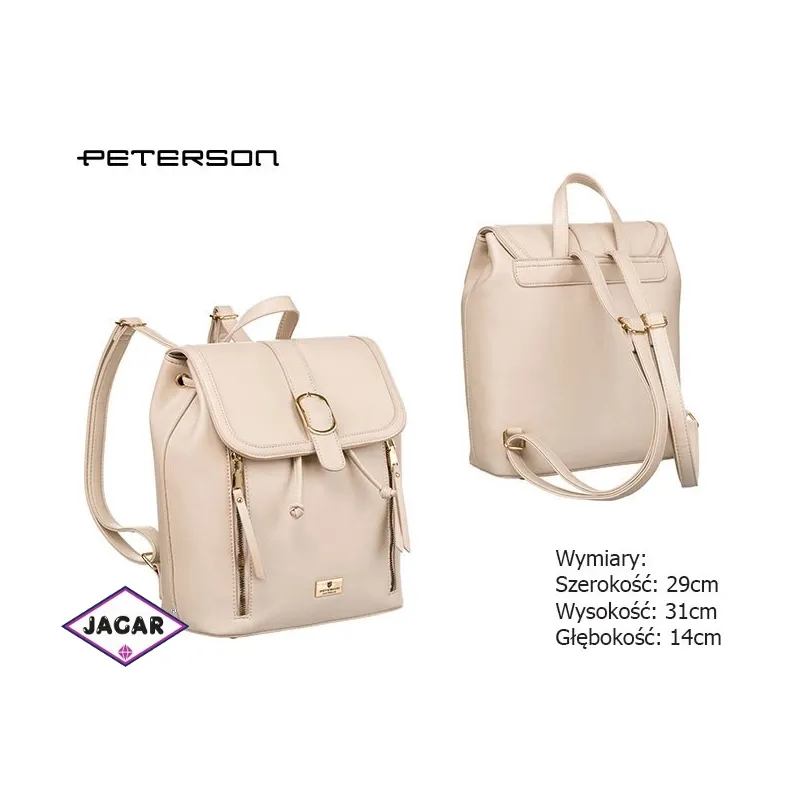 Plecak damski PTN L61409 Beige PL513