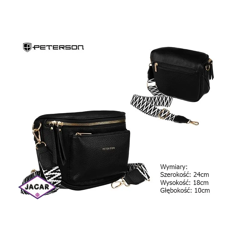 Saszetka PU PTN 3047 Black TD1279 Saszetka PU PTN 3047 Black TD1279
