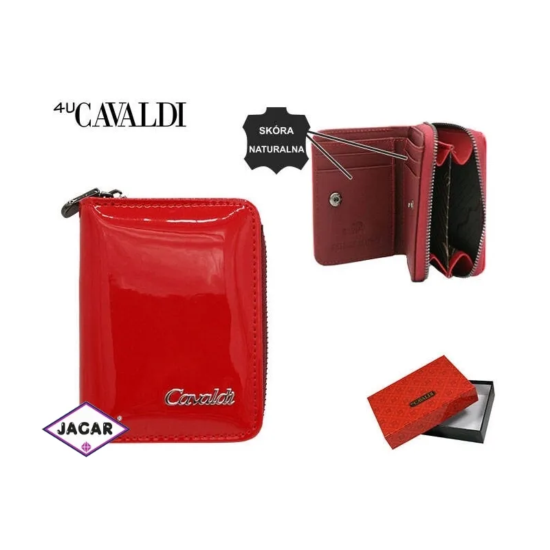 Portfel damski skóra+PU PX33-JMP Red P2490