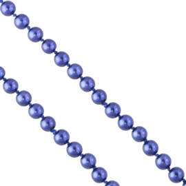 Naszyjnik długa perła 200cm niebieska NA3059