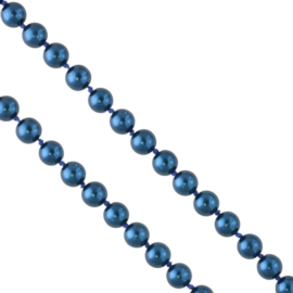 Naszyjnik długa perła 200cm niebieska NA3060