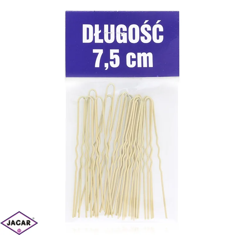 Szpilki do włosów blond 7,5cm 200szt/op WS178 Szpilki do włosów blond 7,5cm 200szt/op WS178