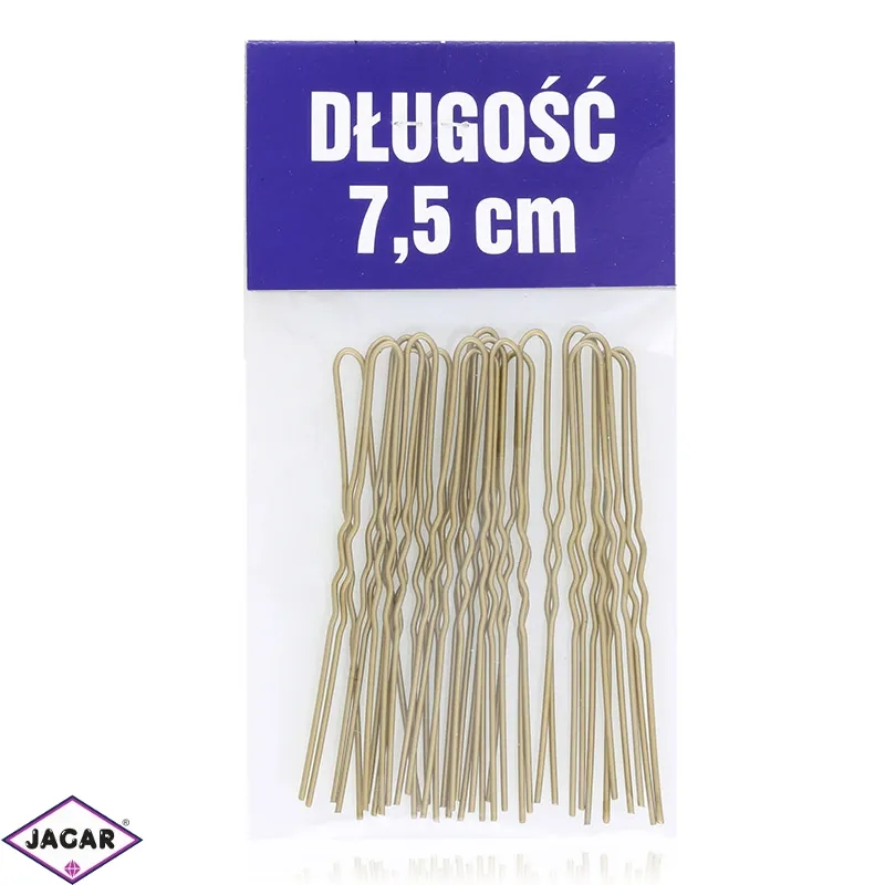 Szpilki do włosów złote 7,5cm 200szt/op WS182 Szpilki do włosów złote 7,5cm 200szt/op WS182