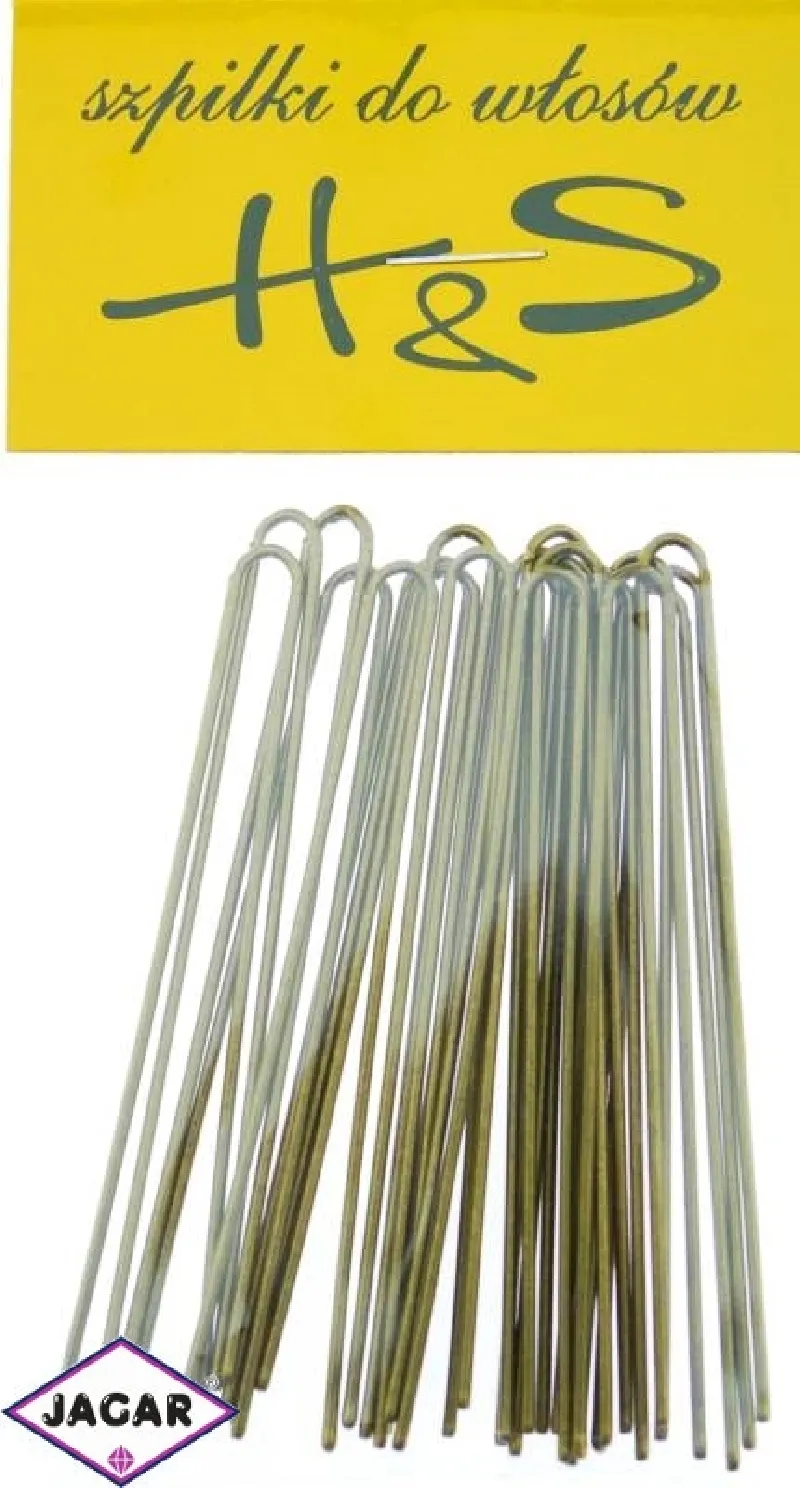 Szpilki do włosów złote 6,5cm 200szt/op WS189 Szpilki do włosów złote 6,5cm 200szt/op WS189