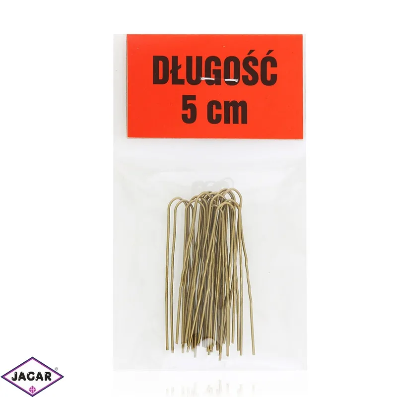 Szpilki do włosów złote 5cm 200szt/op WS195 Szpilki do włosów złote 5cm 200szt/op WS195