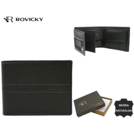 Portfel męski skórzany R-N992-GAT Black P1844